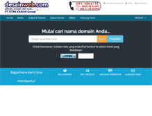 Tablet Screenshot of member.desainweb.com