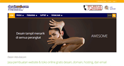 Desktop Screenshot of desainweb.com