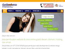 Tablet Screenshot of desainweb.com